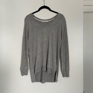 Gray Long Sleeve Light Sweater